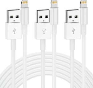 10ft iPhone Charger Cable 3Pack