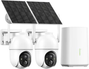 Aume Solar 2K Outdoor Cam 2-Pack