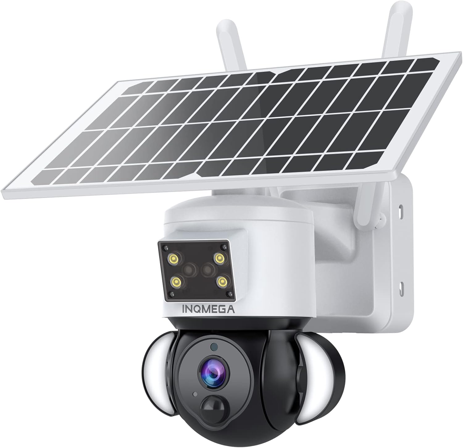 INQMEGA Solar Security Camera 3MP 360°