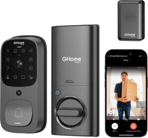 GHome Smart 3-in-1 Fingerprint Door Lock