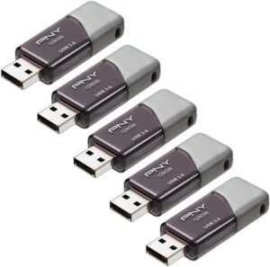 PNY 128GB Turbo USB 3.0 Flash Drive 5-Pack