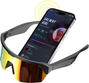 Sports Smart Sunglasses: Polarized, Bluetooth, UV