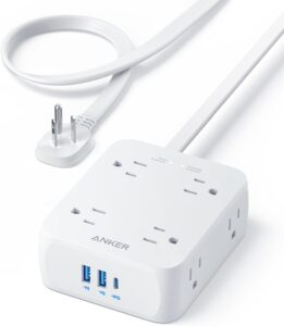 Anker Surge Protector 8 Outlets 3 USB Ports