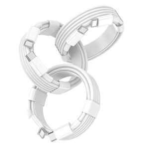 60W USB-C Cable 6ft 3-Pack