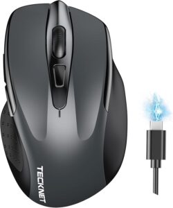 TECKNET Wireless Rechargeable Silent Mouse