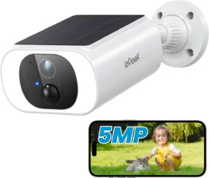 ieGeek 5MP Solar Security Camera