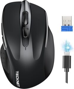 TECKNET Wireless Silent Mouse, 4800 DPI