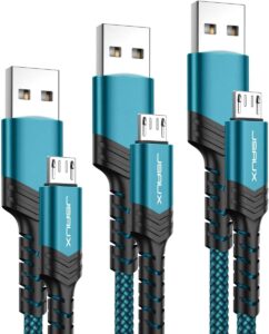 JSAUX Micro USB Charger Cable 3-Pack