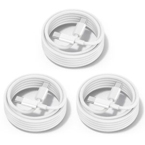 60W USB-C Cable 3Pack 6ft White