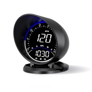 Car HUD Speedometer with Overspeed Alarm
