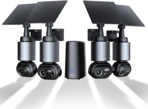 4K Solar Cam Kit, AI, 32GB, No Fee