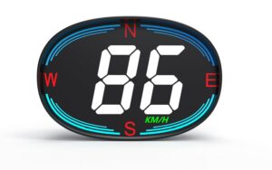 GPS HUD with Overspeed & Fatigue Alarms