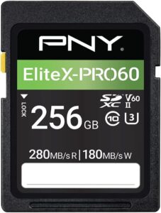 PNY 256GB EliteX-PRO60 UHS-II SDXC Card