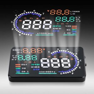 5.5" HUD Speed Display, OBD2 EU