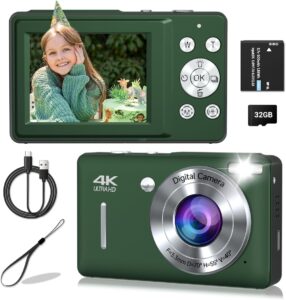 44MP 16X Zoom Compact Camera, Green