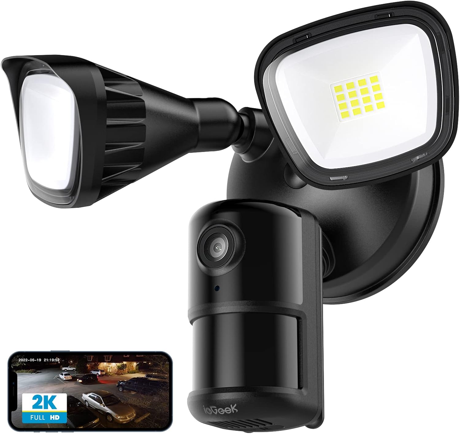 ieGeek 2K Outdoor Floodlight Security Camera