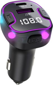 Bluetooth 5.3 Car Charger FM Transmitter