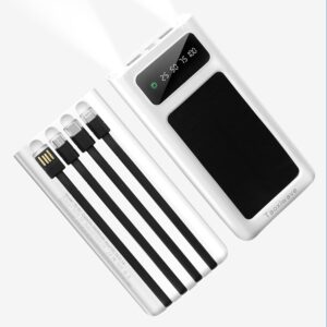 Solar Power Bank 20000mAh with Flashlight