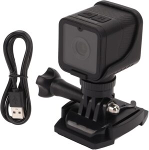 Mini 1080P Action Cam w/Mic, Phone View, 256GB