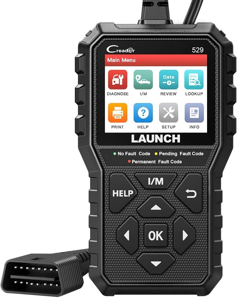 LAUNCH CR529 OBD2 Scanner, Free Lifetime Updates, 5 Yr Backup