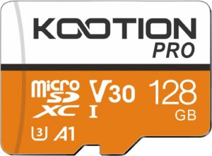 KOOTION 128GB Micro SDXC UHS-I Card