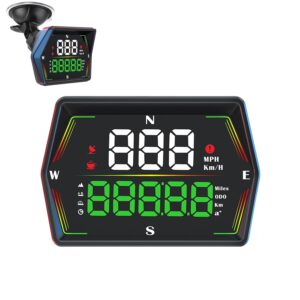 Car HUD GPS Speedometer with Alarms