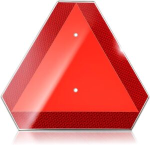 Slow-Moving Vehicle Triangle Sign