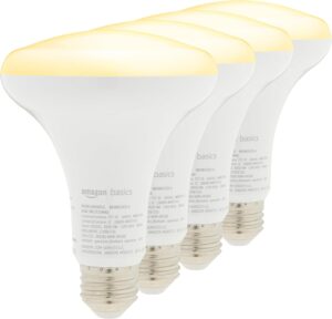 Amazon Basics Smart BR30 LED Bulb 4-Pack