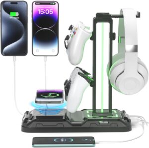 KDD Wireless Charging Headphone & Controller Stand