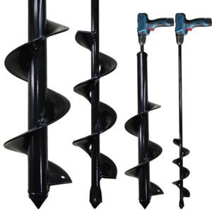 Garden Auger Drill Bits 3.5"x16" 1.6"x16.8