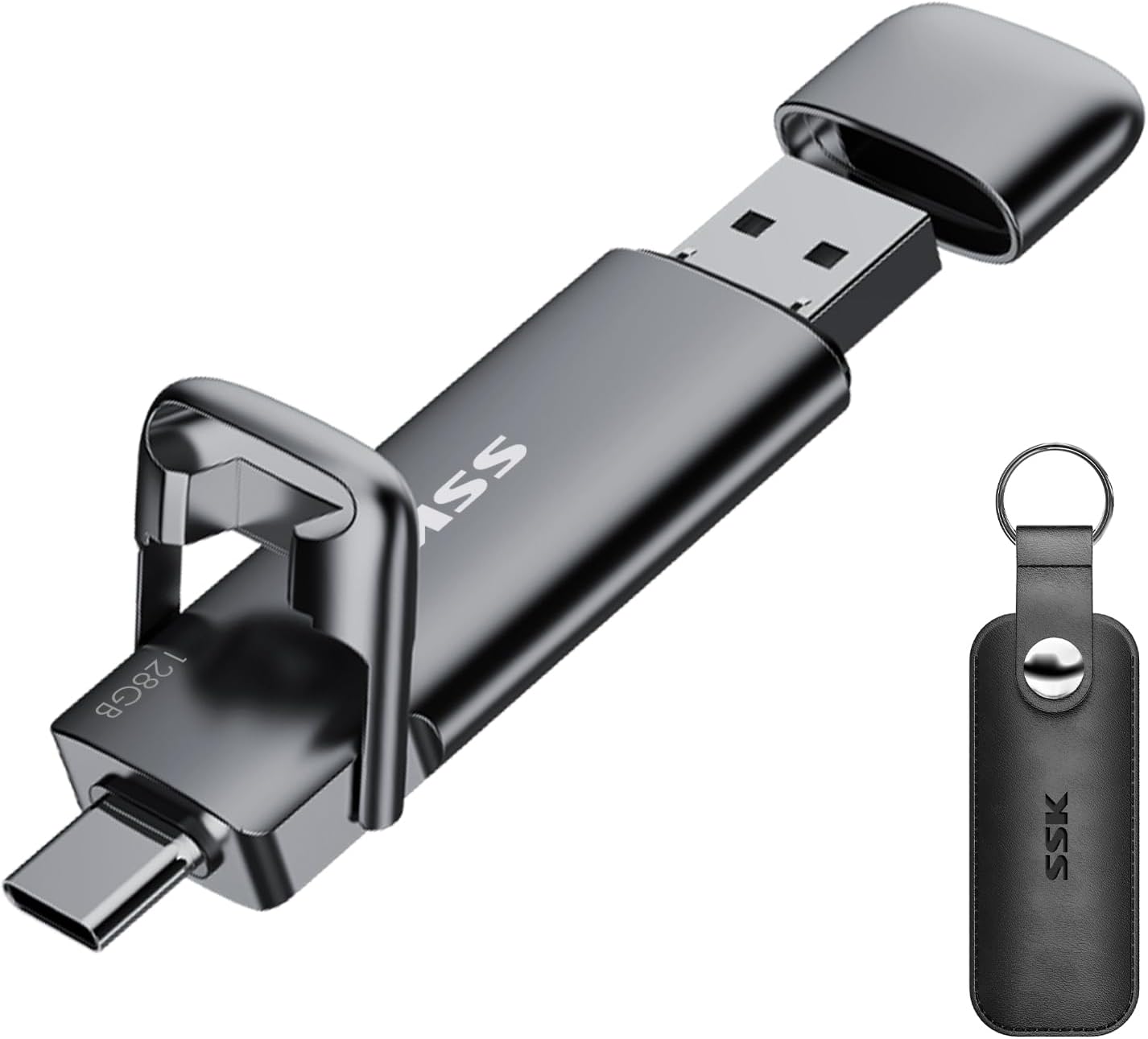 SSK 128GB Dual USB C Flash Drive