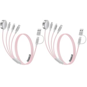 Apple Watch/iPhone/Samsung Charger Cable-Pink