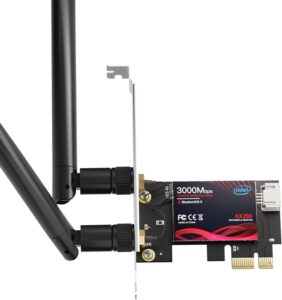 WiFi 6 PCIe Card, BT 5.2, 3000Mbps