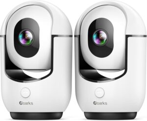2K WiFi Indoor Security Cam 2-Pack