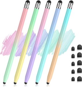 5Pcs Stylus Pens, 10 Tips for All Touchscreens