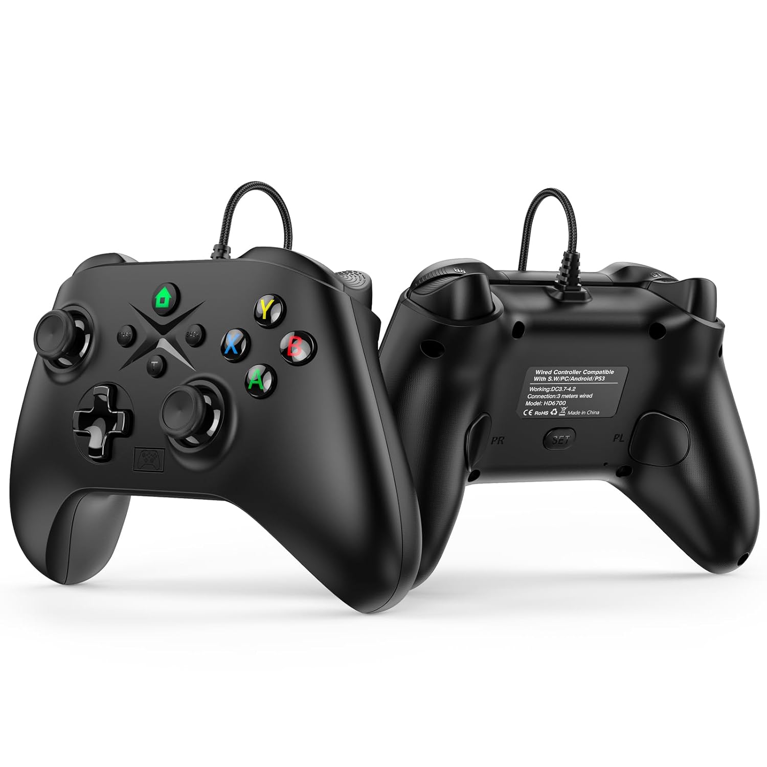 Wired Gaming Controller for PC, PS3, Switch