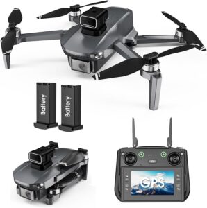 S186GPS Drone: 4.5" GPS, Dual Cameras, 2 Batteries