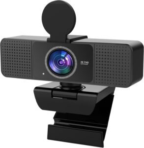 4K Webcam with Autofocus & Privacy Cover