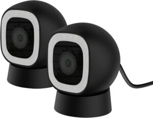 Luna 2K Wi-Fi 6 Security Cameras (2-Pack)