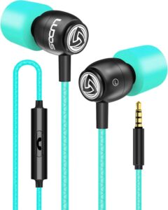 LUDOS Clamor Wired Earbuds, 5Y Warranty, Memory Foam
