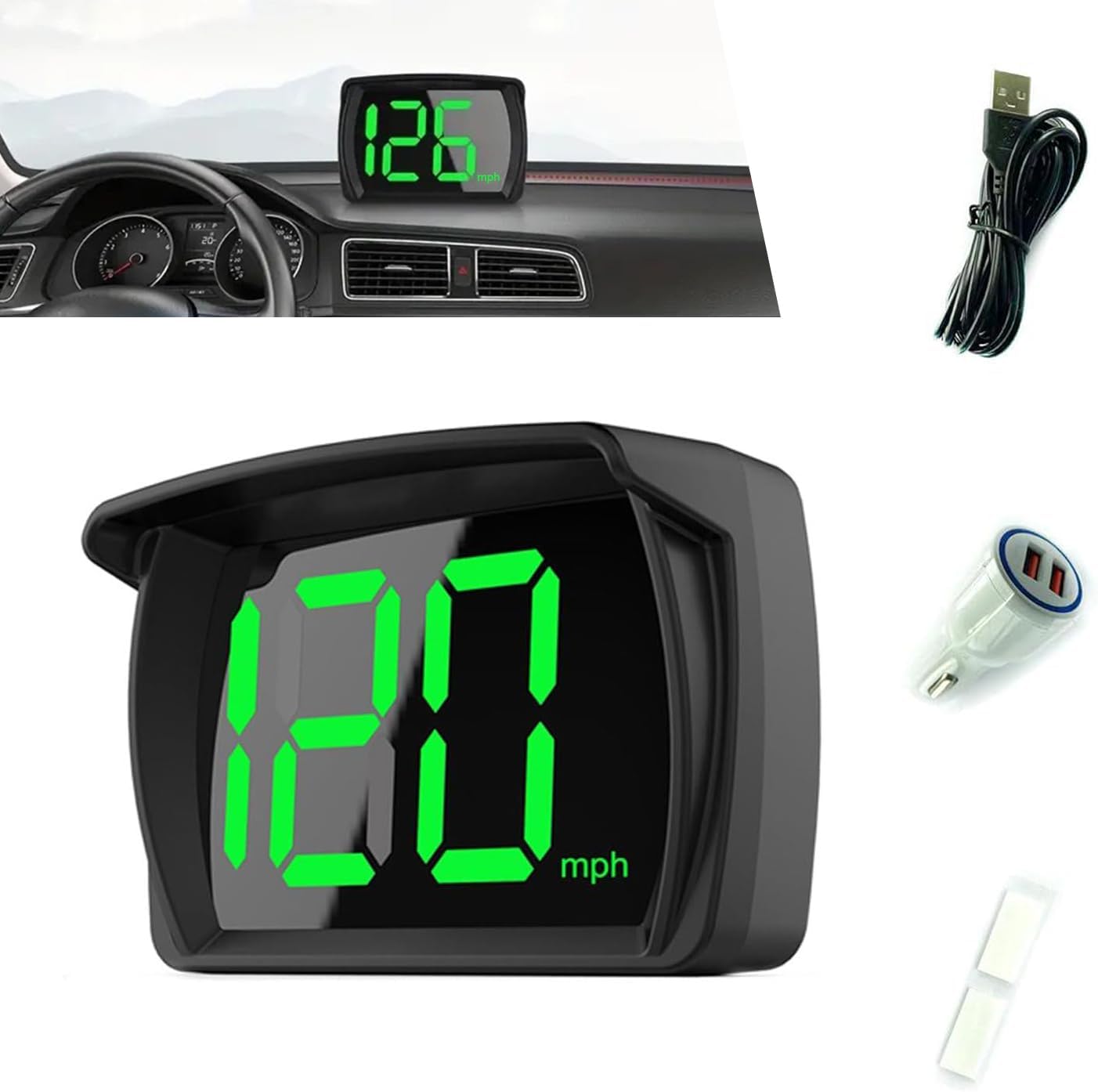 USB HUD Speedometer for Cars
