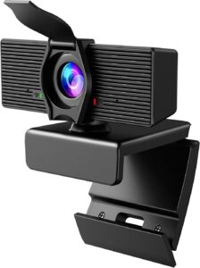 1080P Webcam with Mic & Privacy Cover