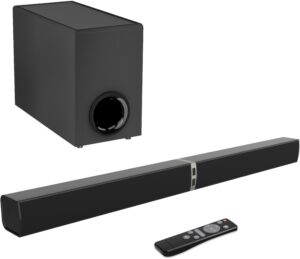 MZEIBO 120W Soundbar with Subwoofer