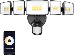 Onforu 5-Heads 120W Smart Security Light