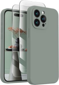 FireNova iPhone 15 Pro Case, Calke Green