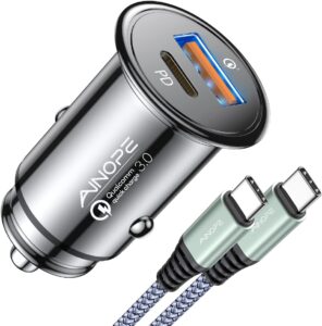 AINOPE 67.5W USB C Car Charger