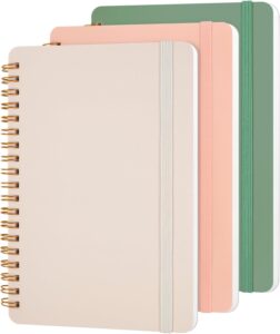 Utron 3-Pack 5x7 Spiral Notebooks