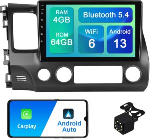 10.1" Android 13 Car Stereo for Civic
