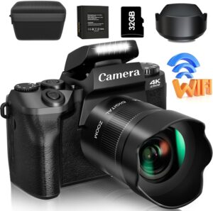 Saneen 4K 64MP WiFi Vlogging Camera