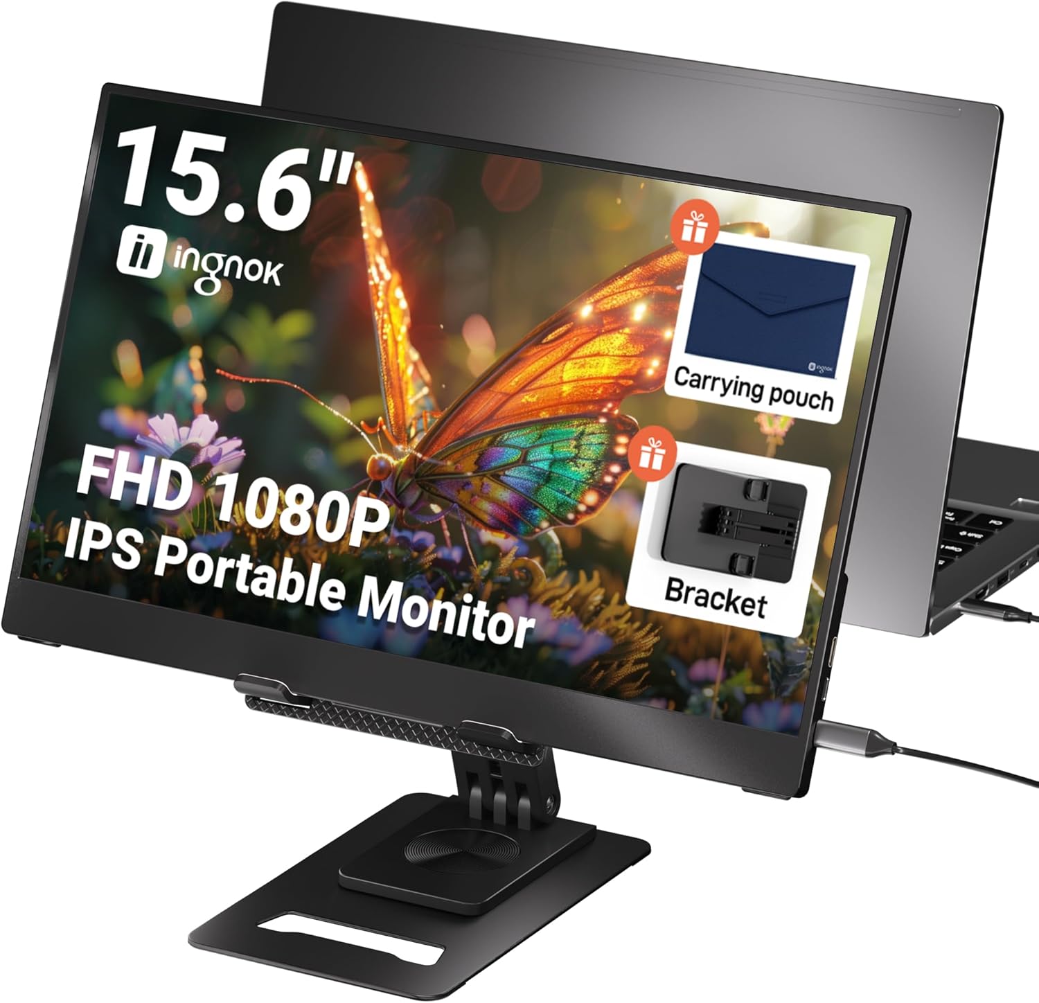 15.6" FHD Ultra Slim Portable Monitor
